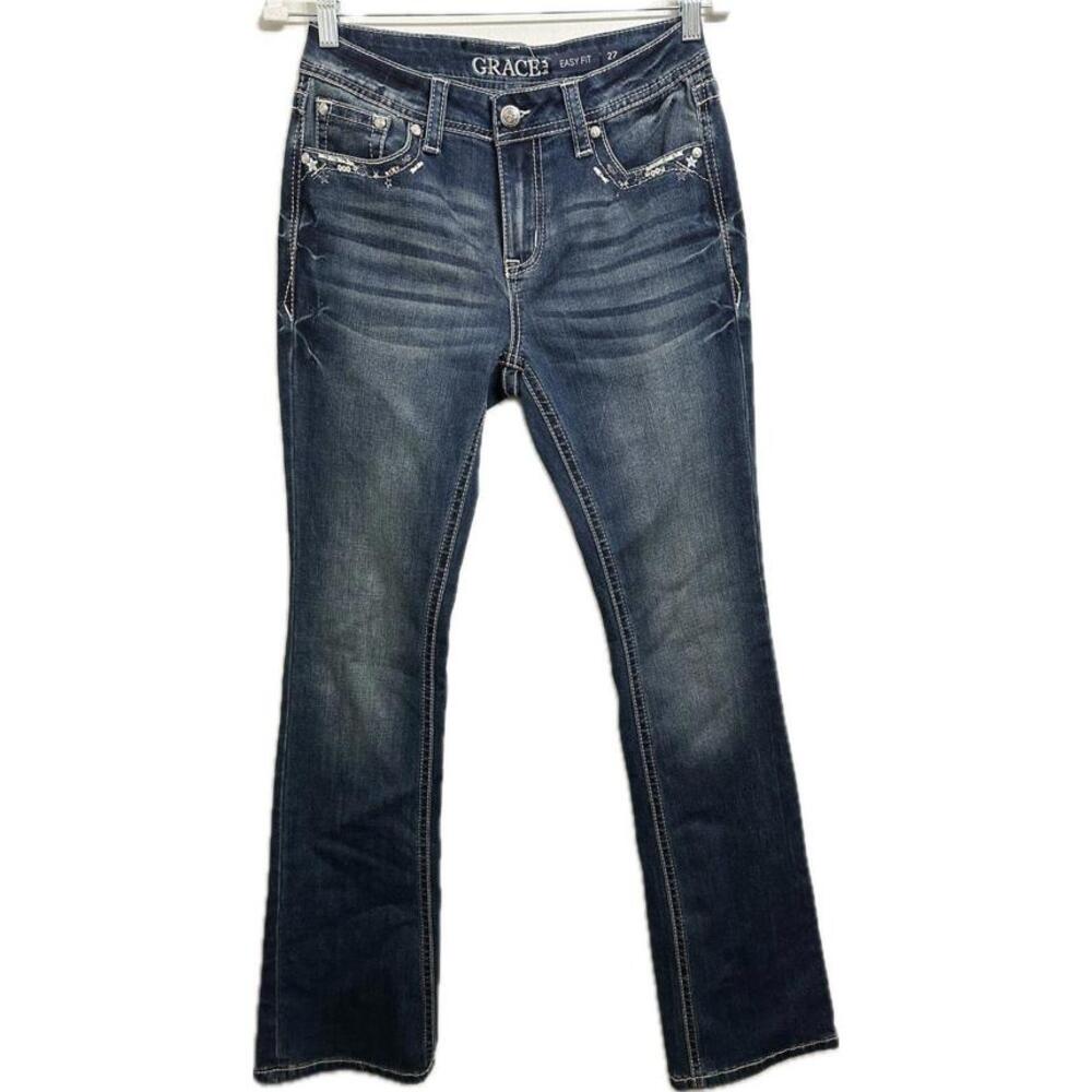 Grace in LA Easy Fit Jeans - Picture 4 of 4